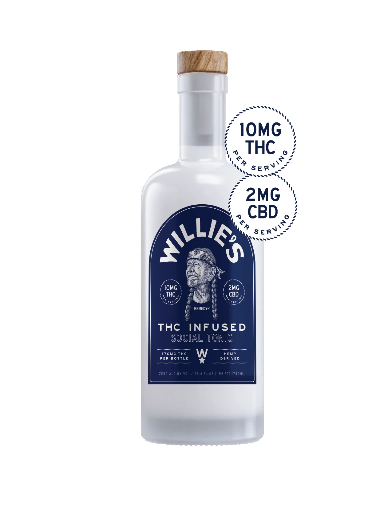 Willie's Remedy+ 10mg High Dose 750ml Bottle (6x1) 6bottles