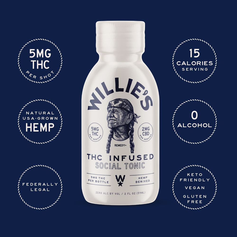 Willie's Remedy+ 5mg Low Dose Shots 12 pack (2x)