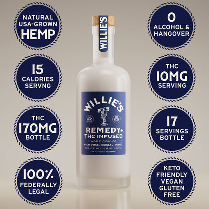 Willie's Remedy+ 10mg High Dose 750ml Bottle (6x1) 6bottles