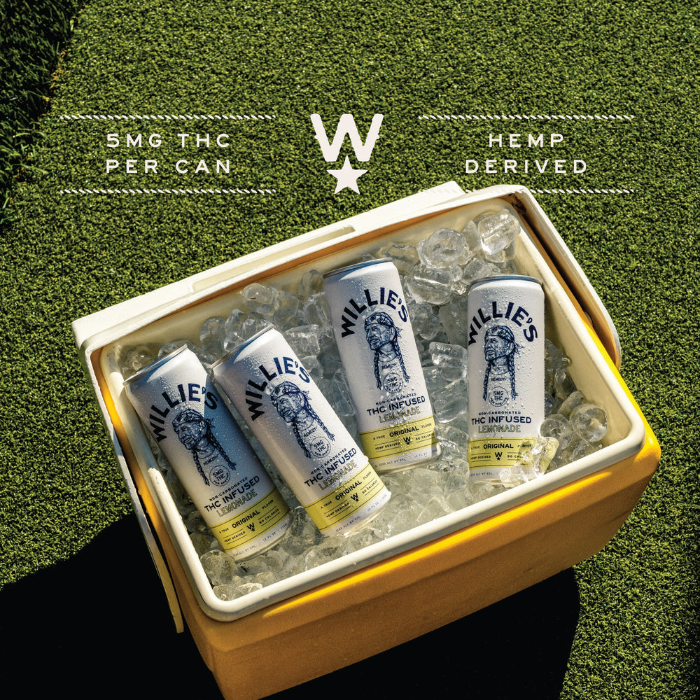 Willie's Remedy+ 5mg THC Infused Lemonade (6x4) 48cans