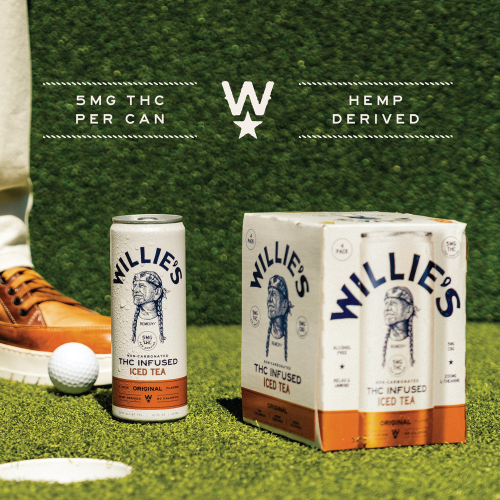 Willie's Remedy+ 5mg THC Infused Iced Tea (6x4) 48cans